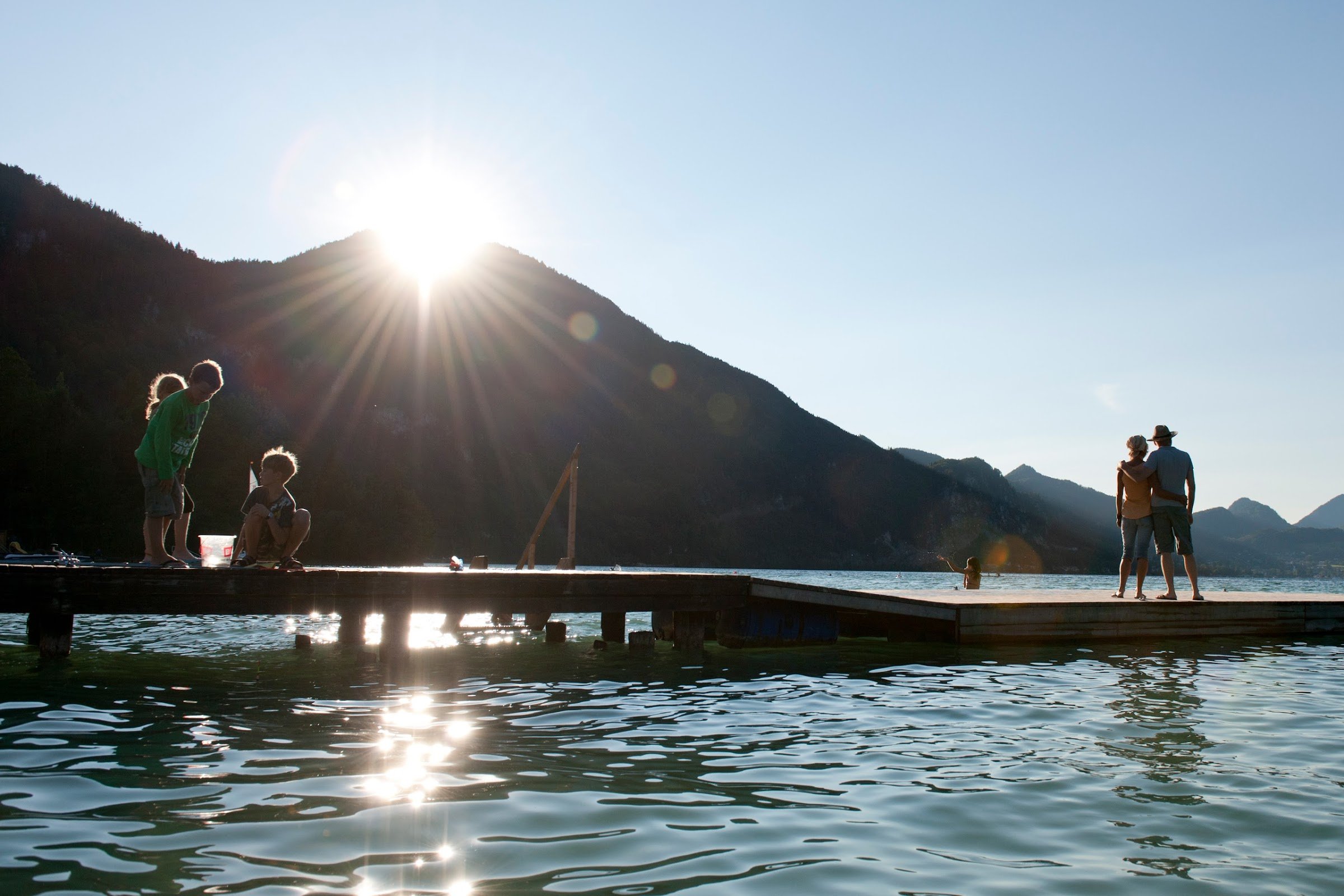 Romantic Camping Wolfgangsee — Linde Beach